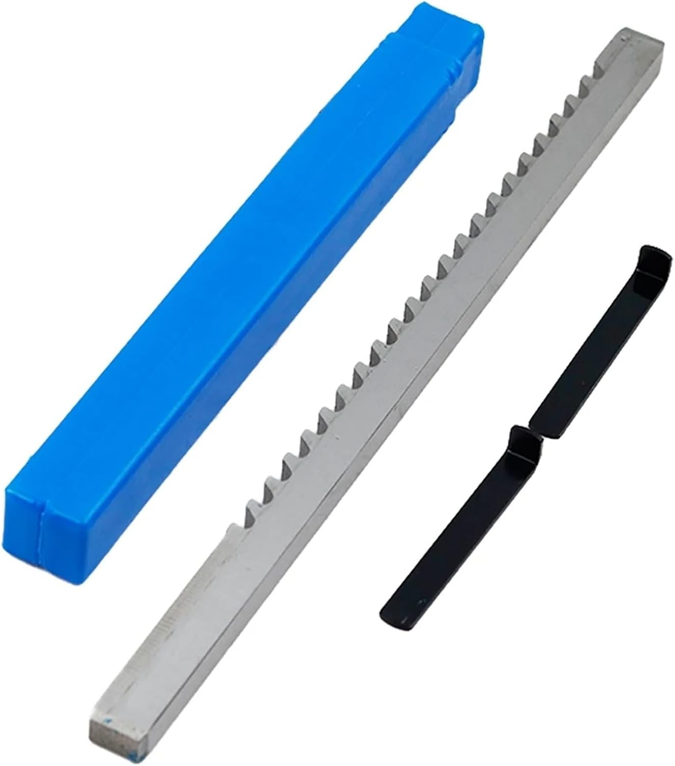 Keyway Cutting Tool HSS Broach 3/8 C Push-Type Keyway Cutting for CNC Machine Tools with 2Pcs Shims for CNC Cutting Machine Too