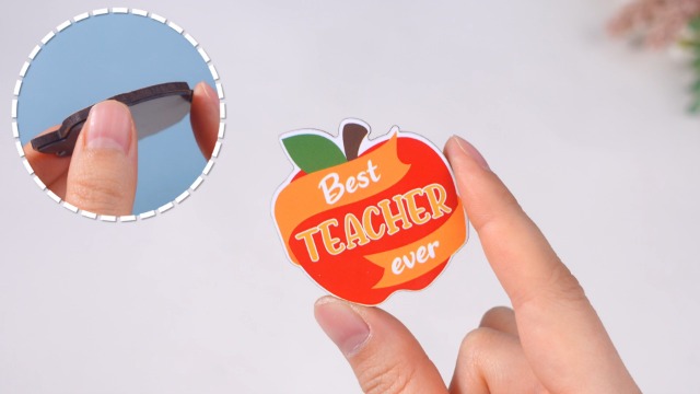 Imanes Decorativos de Madera para Profesores x24 miniatura 7