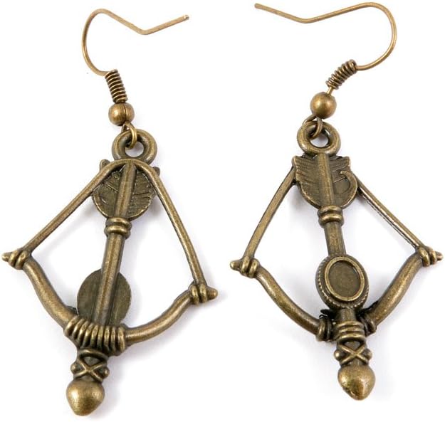 60 Pairs Jewelry Making Charms Supply Supplies Wholesale Fashion Earring Backs Findings Ear Hooks A7MT2 Bow Arrow