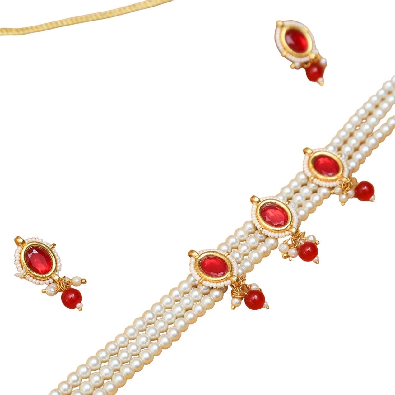 SPARKLE LUXURY Sparkles Boss Designer look Premium Kundan Set With Earings For Women & Girls (B0D7CRZL7W) Amazon Price History, Amazon Price Tracker