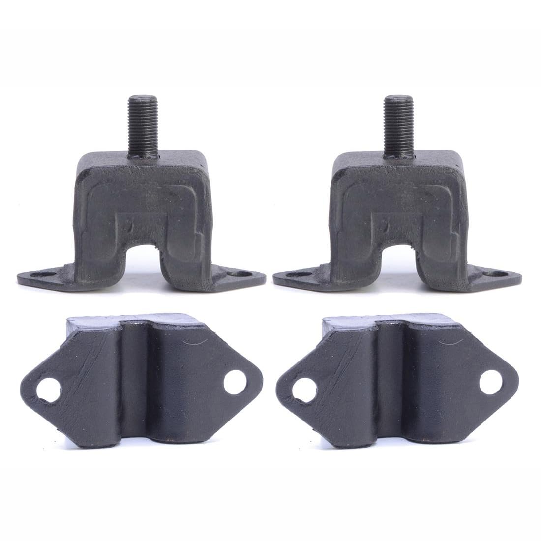 a-partrixA-Partrix 4 Left Right Front Engine Motor Mount Manual Transmission Mount Fits Jeep Willys 1949 1950 1951