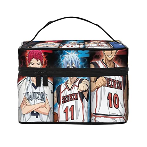 黒子のバスケ 化粧ポーチ 大容量 コスメポーチ メイクポーチ トラベルポーチ コスメ収納 小物入れ 洗面用具入れ 収納ポーチ 化粧品収納 厚さ23cm *幅17cm *高さ16cm 黒子のバスケ 化粧ポーチ 大容量 コスメポーチ メイクポーチ トラベルポーチ コスメ収納 小物入れ 洗面用具入れ 収納ポーチ 化粧品収納 厚さ23cm *幅17cm *高さ16cm