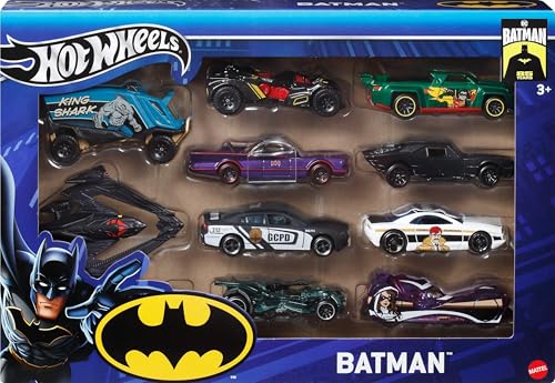 Hot Wheels Batman 10-Pack Die-Cast