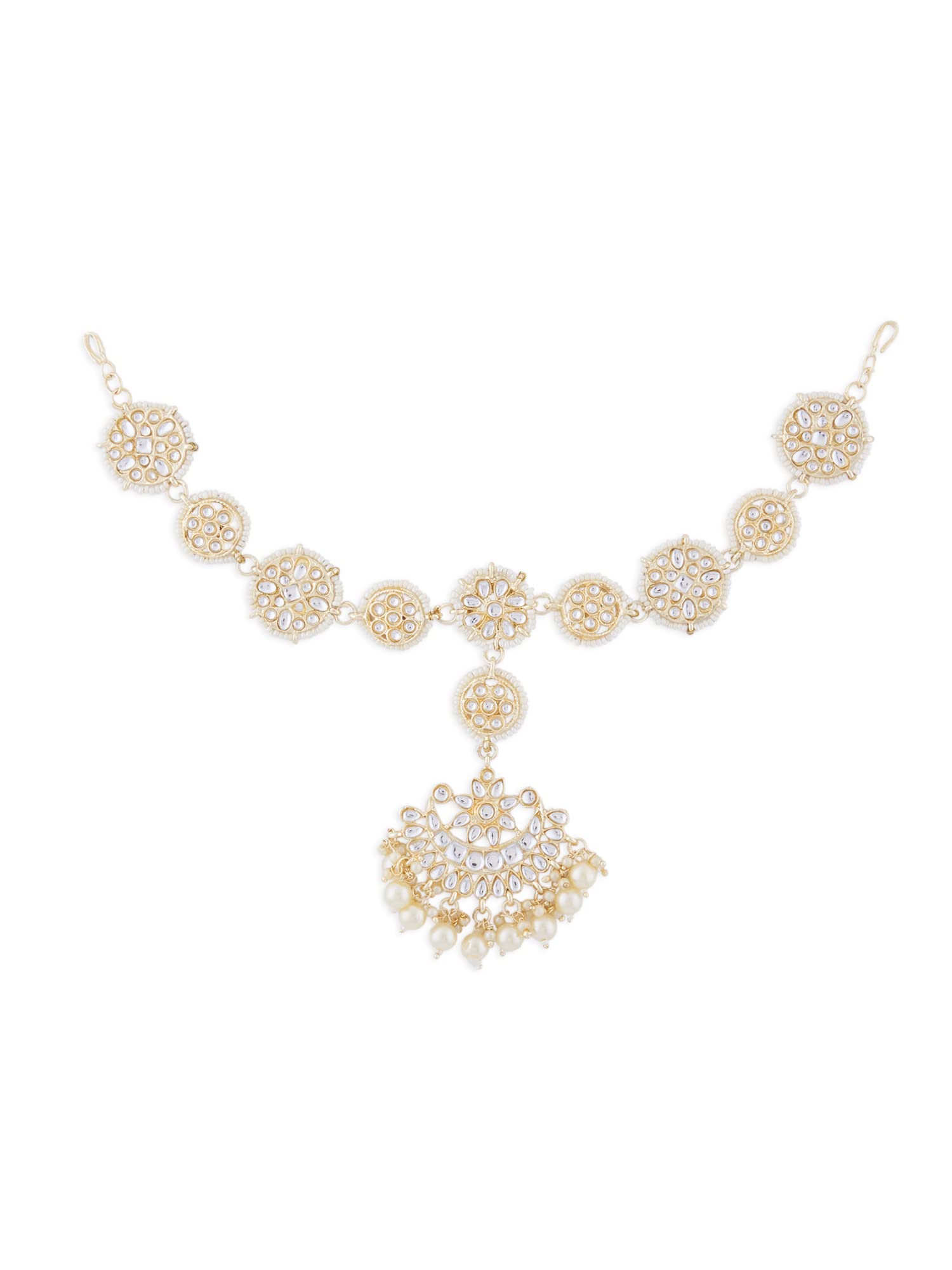 See full amazon price history chart for Zaveri Pearls Gold Tone Bridal Kundan Push Back MathaPatti Style Maangtikka For Women-ZPFK13061 Zaveri Pearls Gold Tone Bridal Kundan Push Back MathaPatti Style Maangtikka For Women-ZPFK13061 (B09WVS1W3L) Amazon Price History, Amazon Price Tracker