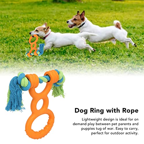 Kauspielzeug für Hunde, Zahnen, Gummi, Reinigung, Tragbares Hundering-Trainingsseil