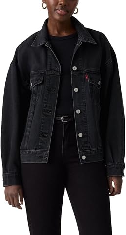 Levi's Kadın kot ceket 90s kamyoncu pamuklu, rahat kesim