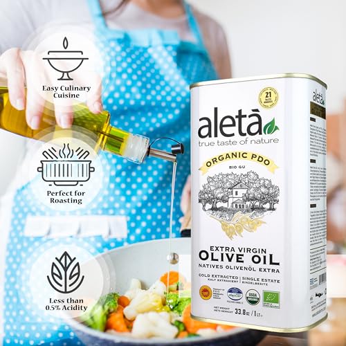 Aceite de Oliva Extra Virgen Aleta 4 Latas 1 Litro miniatura 6