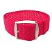 Wrist And Style Perlon Watch Strap - Red | 20mm