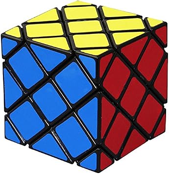 Willking Master Square Puzzle Magic Cube Twisty Toy Gift Irregular Brain Tester Black