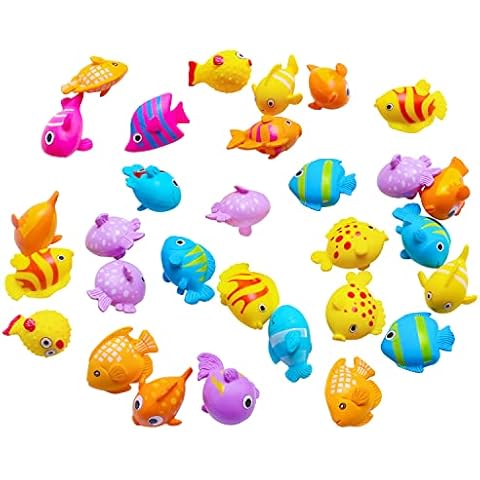 X Hot Popcorn 30Pcs Mini Sea Fish Sea Animals Figures Cartoon Mini Fish Mini Fish Figurines Miniature Fish Model Cover