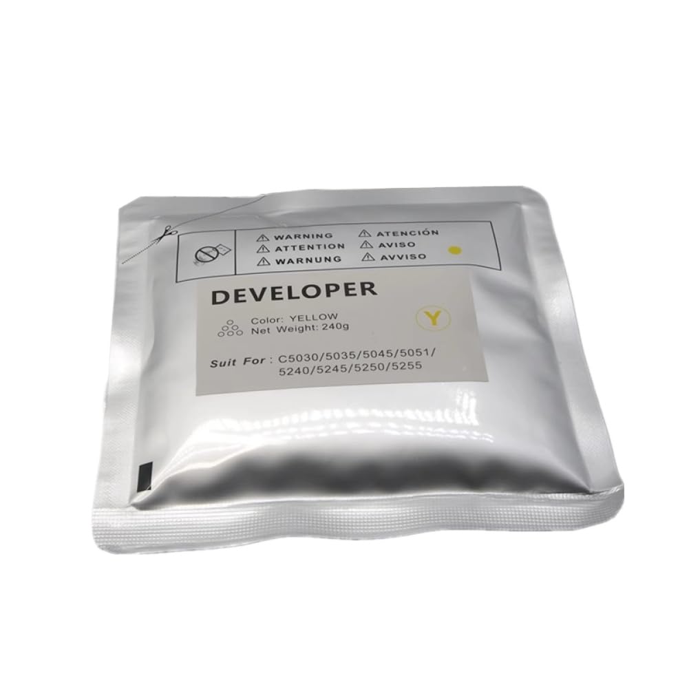 Material revelador K240G para Uso en impresoras C5235 C5030 C5035 C5045 C5051 C5240 C5250 C5255 - Reemplazo del desarrollador CMY(Y)