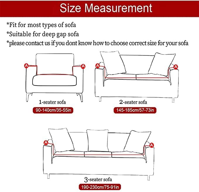 Miniatura 2 de FCJJ-SC002 - Funda elástica lisa para sofá, funda elástica y ajustada de color sólido para sala de estar, sofá esquinero en forma de L, necesita
