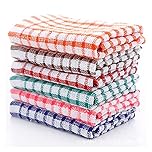 MAS International Kitchen Terry Tea Towel 100% Pure Cotton Absorbent Long Lasting Soft Touch Dish Towels, Tea Towels, Bar Towels (Pack of 4)