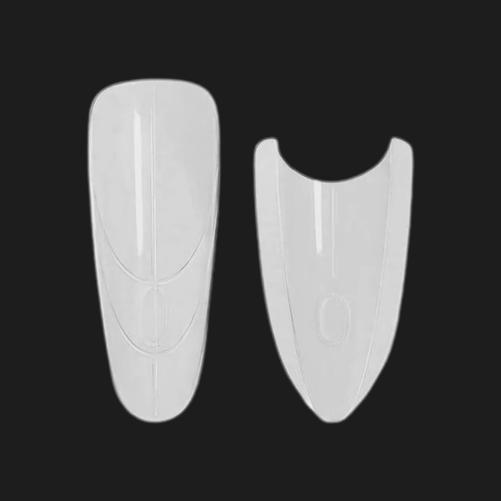 Modulo per punte unghie in gel 240Pc | Forme unghies duali sandwich | Forma unghie gel costruttore | Stampis stile francese forme estensione unghies artistiche per un design manicure
