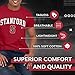 Campus Colors NCAA Adult Gameday Cotton T-Shirt - Premium Quality - Semi-Fitted Style - Officially Licensed Product (Stanford Cardinal - Cardinal, X-Large)