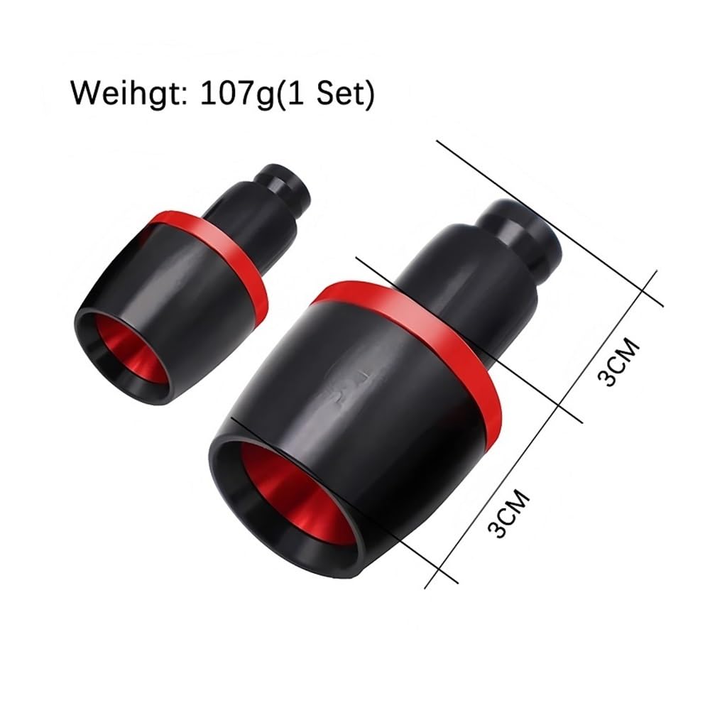 Per Du&cati Panigale V4/V2/959 1299S/1199 2015-2024 contrappeso terminale manubrio impugnatura antivibrazione moto(Red)