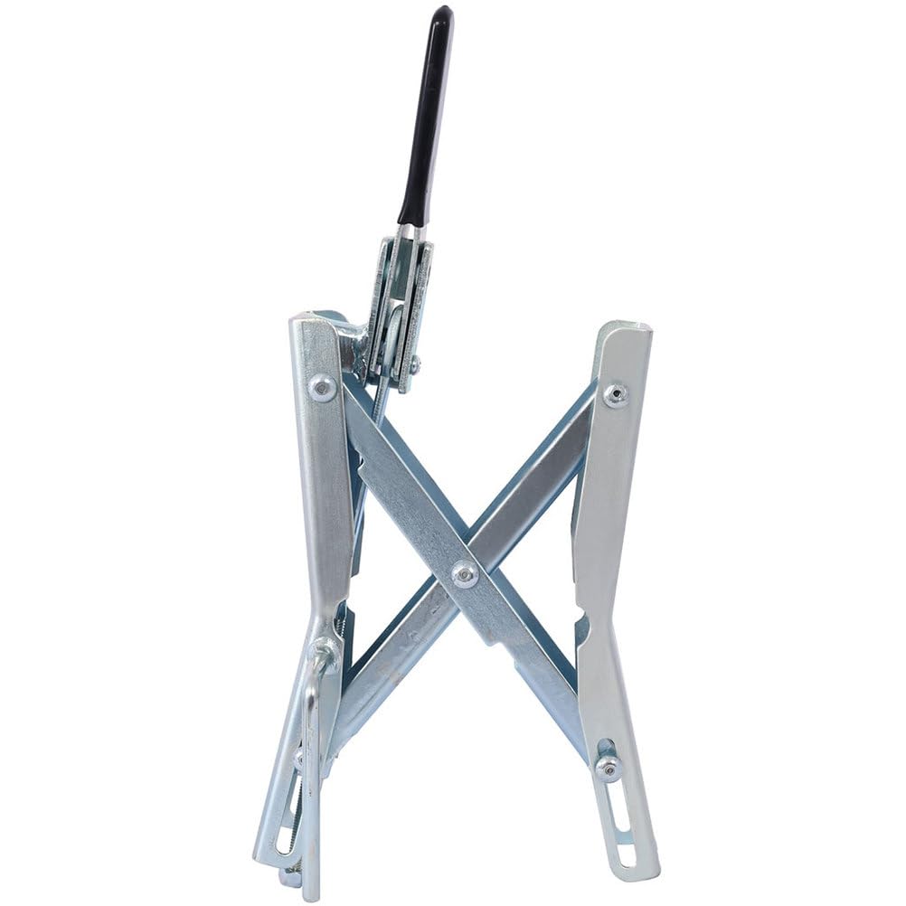 Stabilizator koła kempingowego, 2 zestawy, wytrzymałe kliny blokujące, do przyczep podróżnych i kamperów, regulowana szczelina w oponach od 2,5-1 cm do 15 cm, stalowy stabilizator opony z grzechotką i