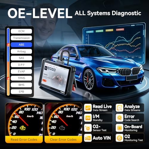 Image of THINKCAR OBD2 Scanner Diagnostic Tool Lifetime Free, ThinkScan 689 Car Scan Tool with 34 Reset Function,Scanner for Car with 3000+ Active Test,Advanced ECU Coding BI-Directional,Autoauth for FCA SGW