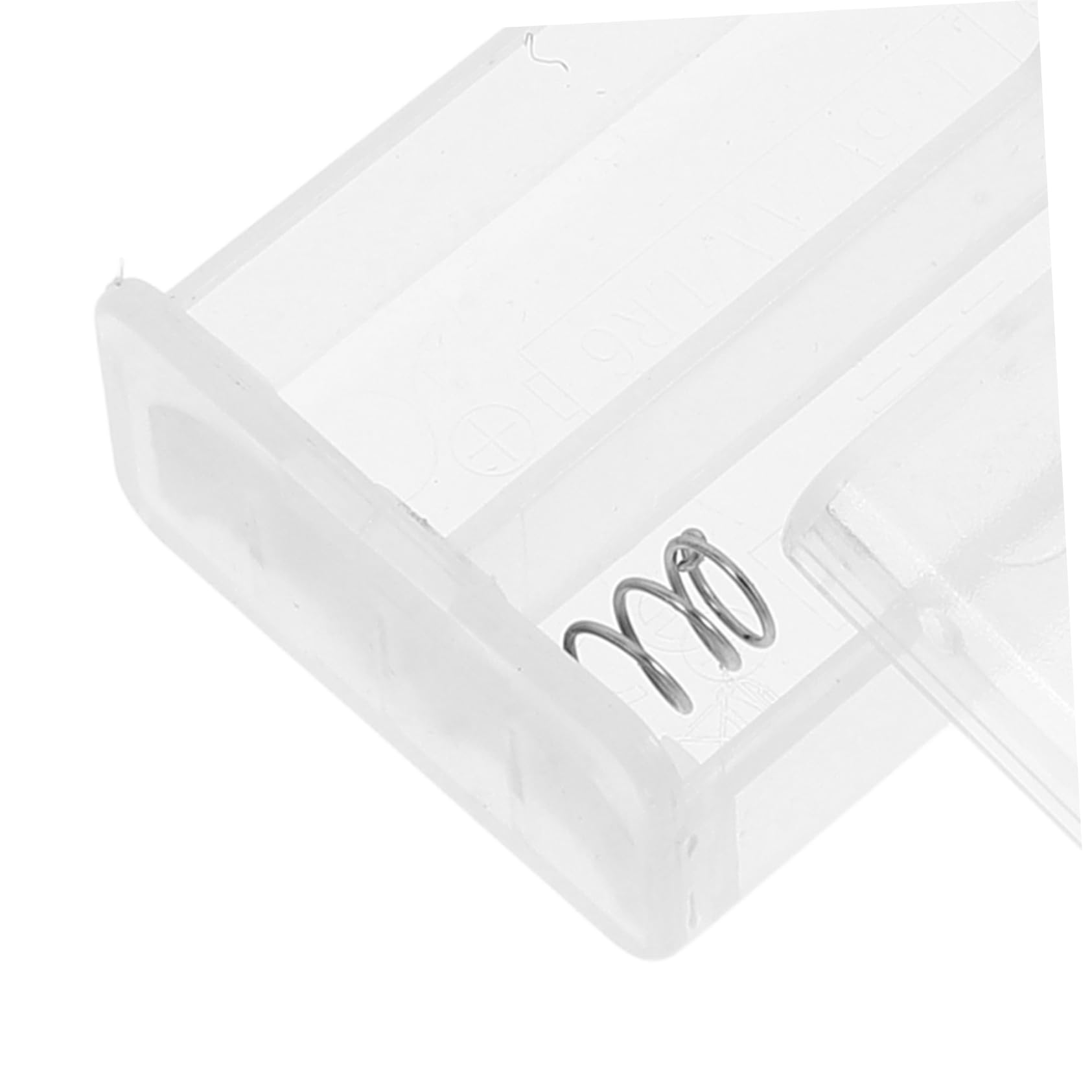 Toddmomy 5 Set Portabatterie Trasparente Per Stringa Confezione Da Design Resistente E Custodia Per Batterie Aa Con Interruttore Per Decorazioni 10 Pezzi*5