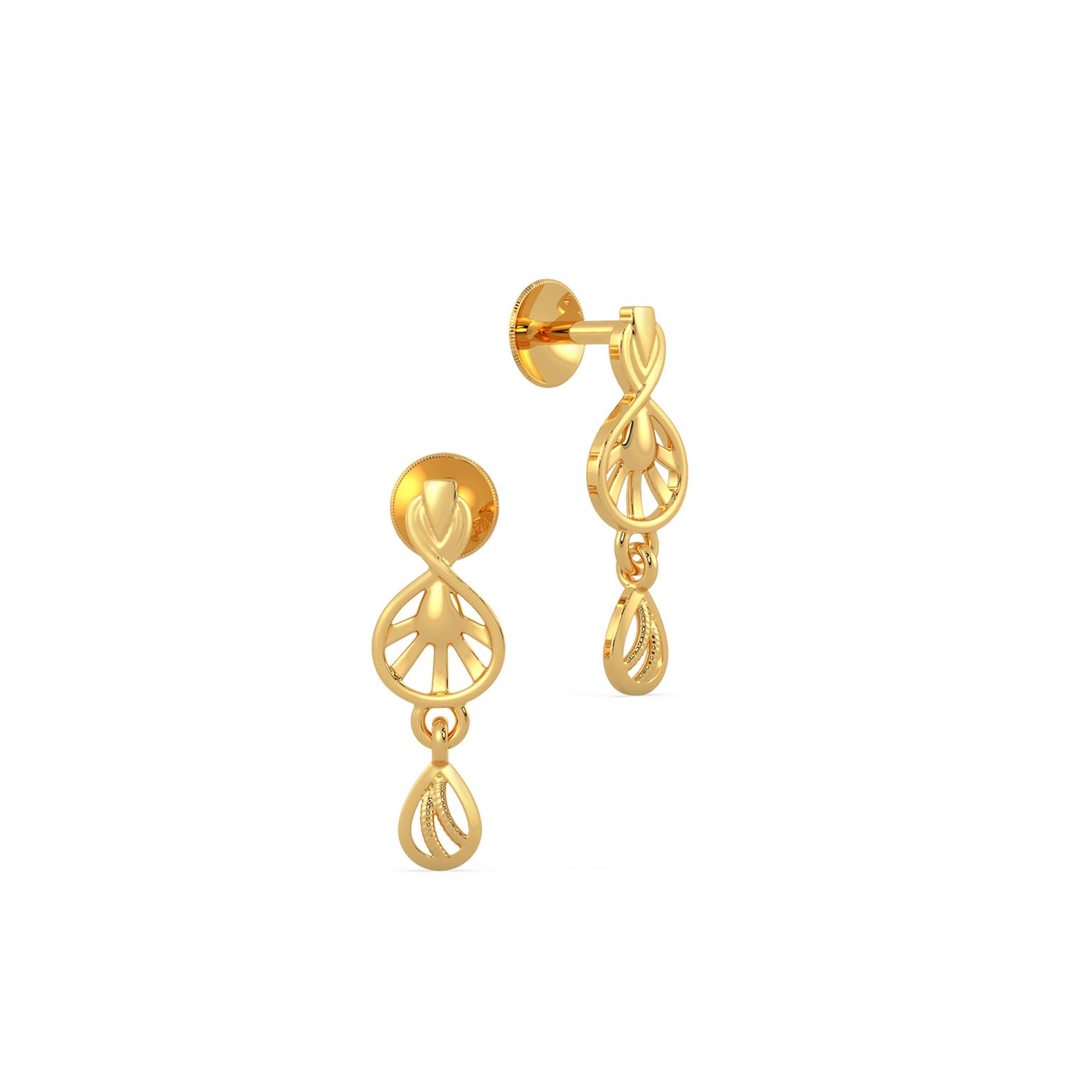 Malabar Gold & Diamonds 22k Yellow Gold Earrings for Women, Girls | 22 kt (916) BIS Hallmark Gold Dangle, Drop Earrings for Birthday, Anniversary & Festive Gift (B0B3X3HR2T) Amazon Price History, Amazon Price Tracker