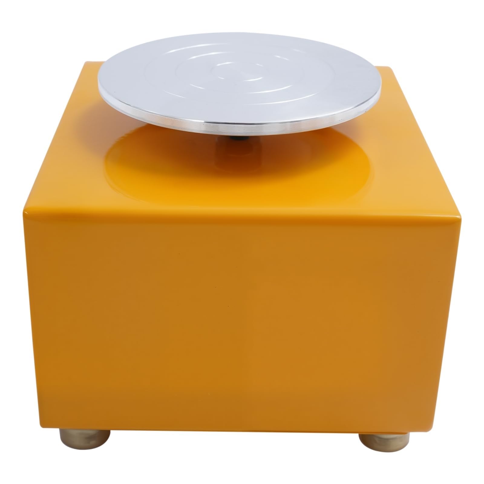 Mini torno de alfarería eléctrico,Couleeur 2000 RPM y platos de 10/6,5cm Máquina de alfarería con plato giratorio con herramientas de modelado for tiendas de bricolaje de cerámica