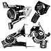 Engine Motor and Trans Mounts Compatible with 2003-2008 Toyota Corolla 1.8L, Matrix 1.8L, 2003-2008 Pontiac Vibe 1.8L Auto Transmission Set of 4 Replaces# A4220 A4219 A4218 A4221