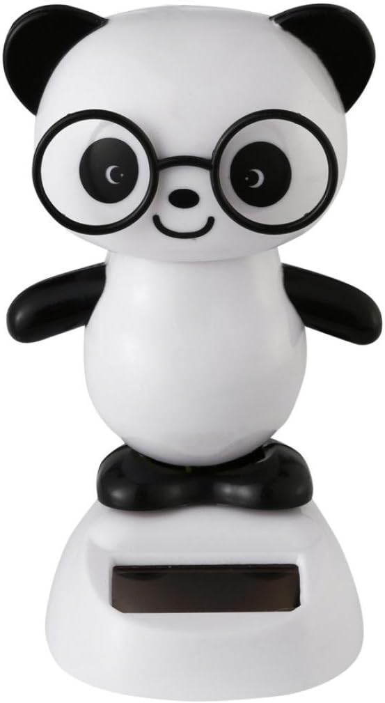 Solar Dancing Panda, Solar Powered Toys, Swinging Cute Panda, Solar Toy, Dancing Solar Toys for Car Decor by Thrifty Shopper