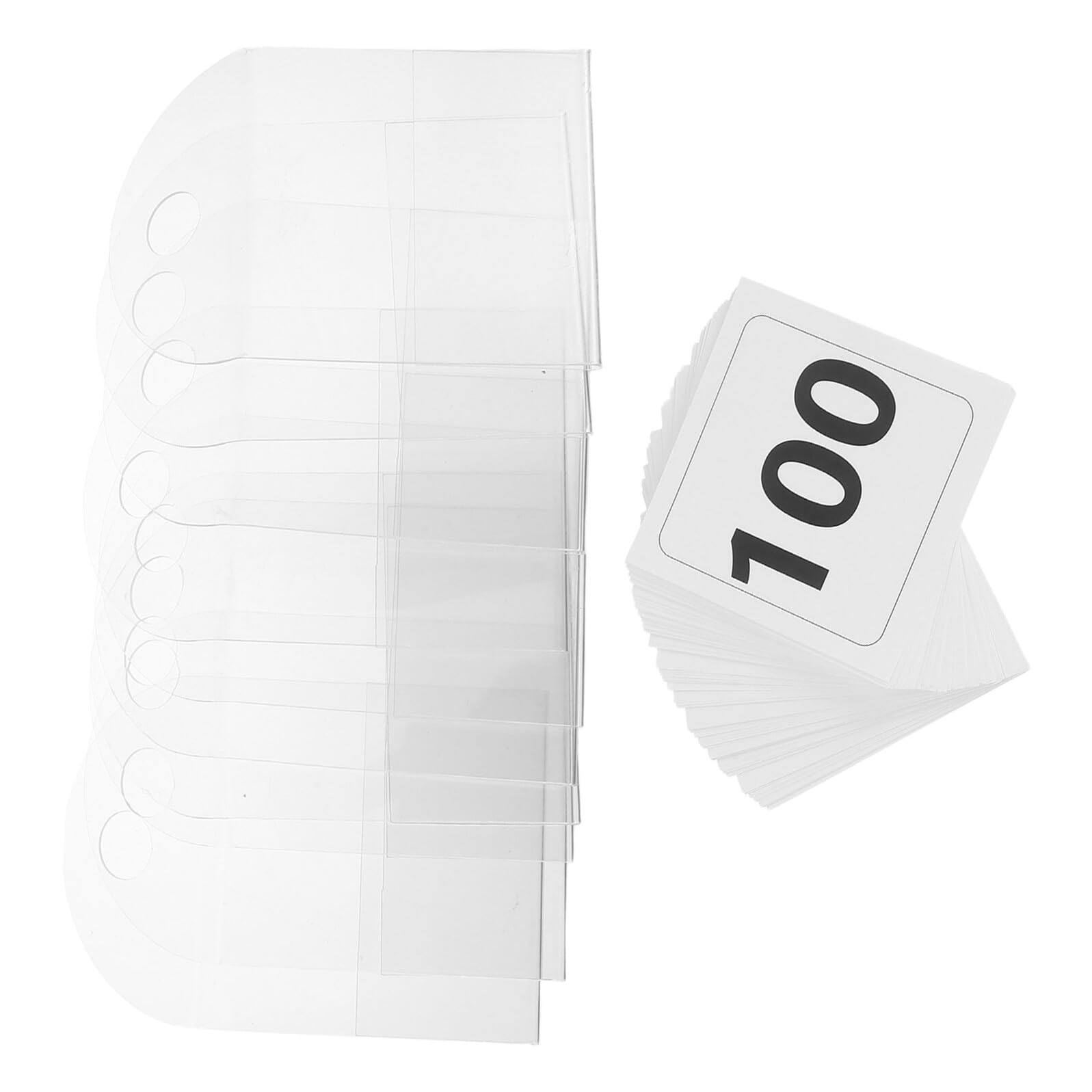 Plaques numérotées pour cintres : identification claire et papier 200g résistant