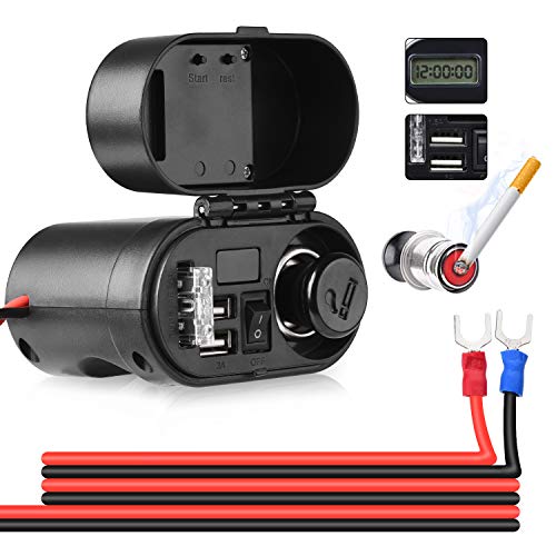 CG CARGOOL Prise de Courant de Prise Allume-Cigare 12V / 24V