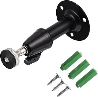 MERRYHAPY 4 peças de suporte de câmera, suporte de TV, suportes de metal, suporte de teto para TV, suporte de câmera externa, suporte de parede, sensor de parede, suporte de segurança para sensor de câmera