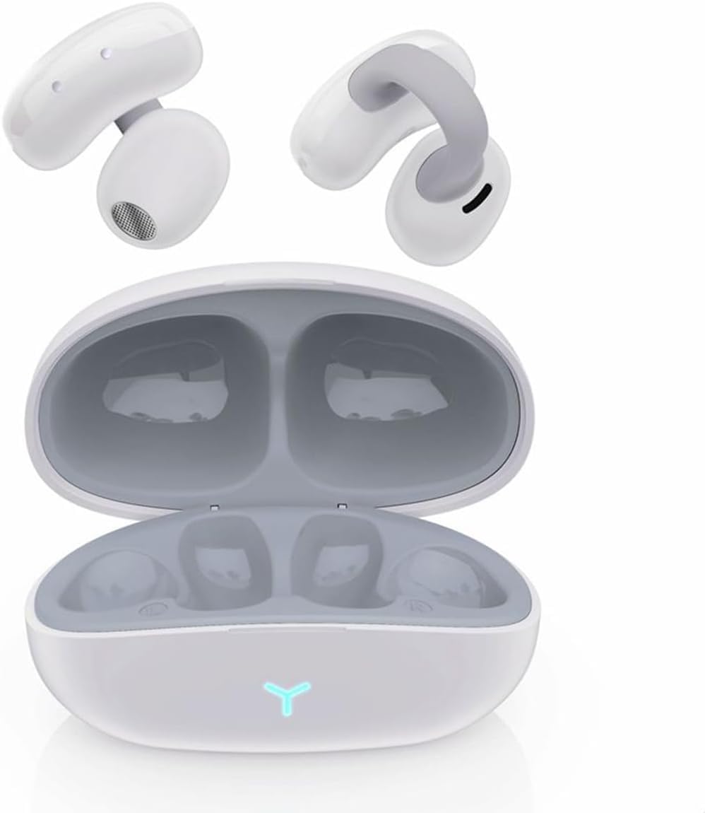 Ear Clip Headphone Earbuds Bluetooth 5 3 Open Ear Headphones Power Ultra Long Life Low Latency Ultra-Long Range