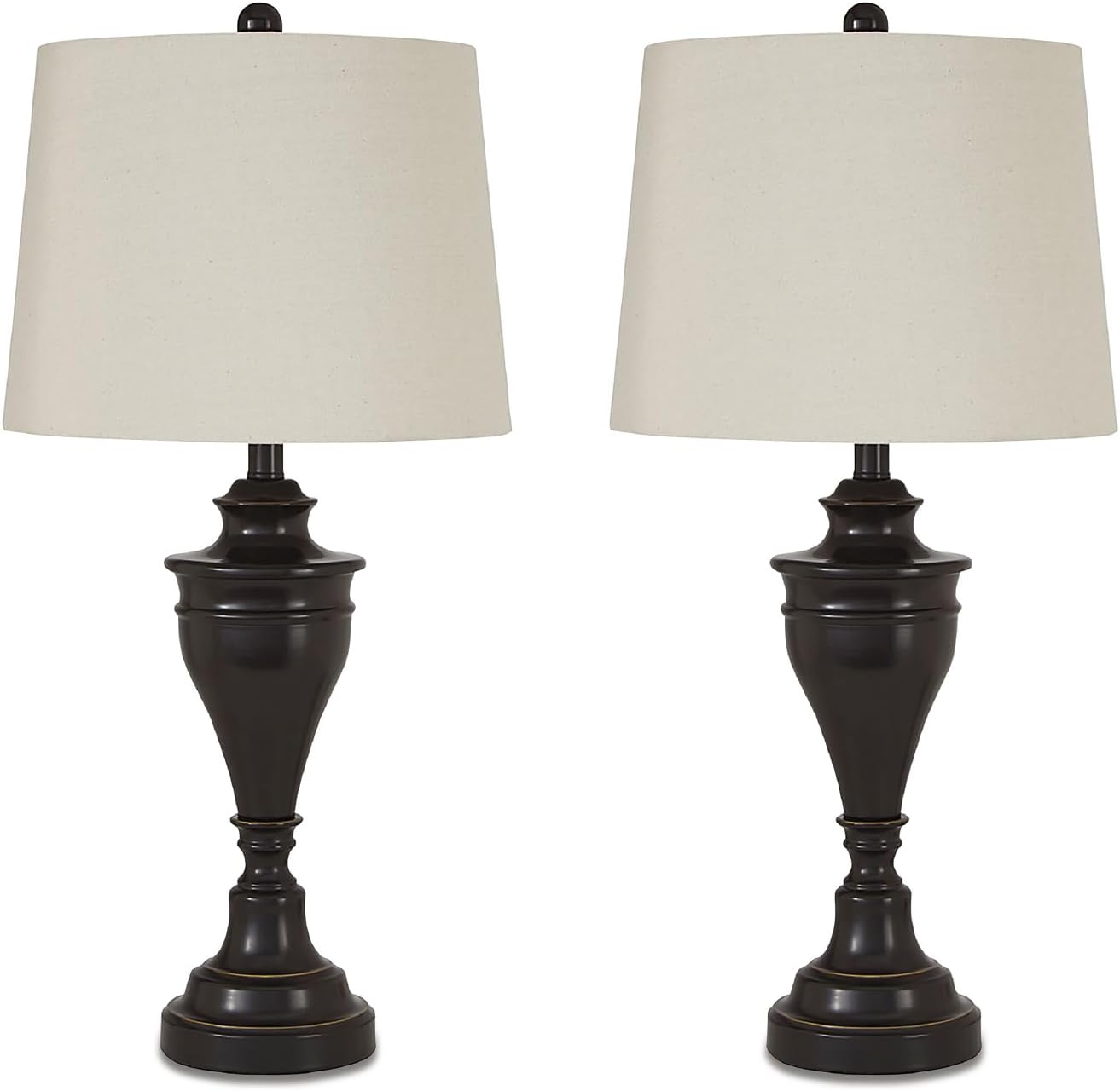 Ashley Furniture Signature Design - Darlita Table Lamps Set of 2 - Contemporary - Bronze Finish