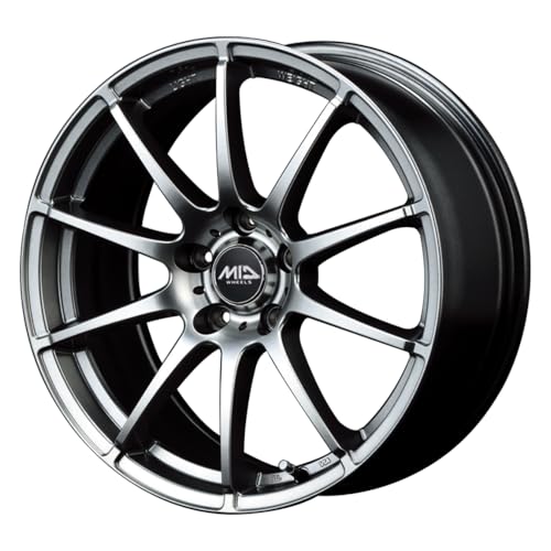 Amazon.co.jp: MID マルカ StaG 16×6.5J 5H 100 +48 メタリックグレー