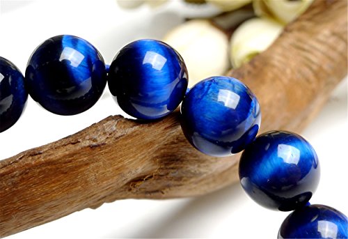 10mm Natural Blur Tiger's Eye Gemstone Crystal Round Bead Bracelet Tiger Eye3