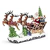 53011lightupsantareindeersleighmulticolor14x825inchesresinwinterchristmasholidayfigurine  Urban Country Home Decor 53011 light up santa reindeer sleigh multicolor 14 x 825 inches resin winter christmas holiday figurine  urban country home decor