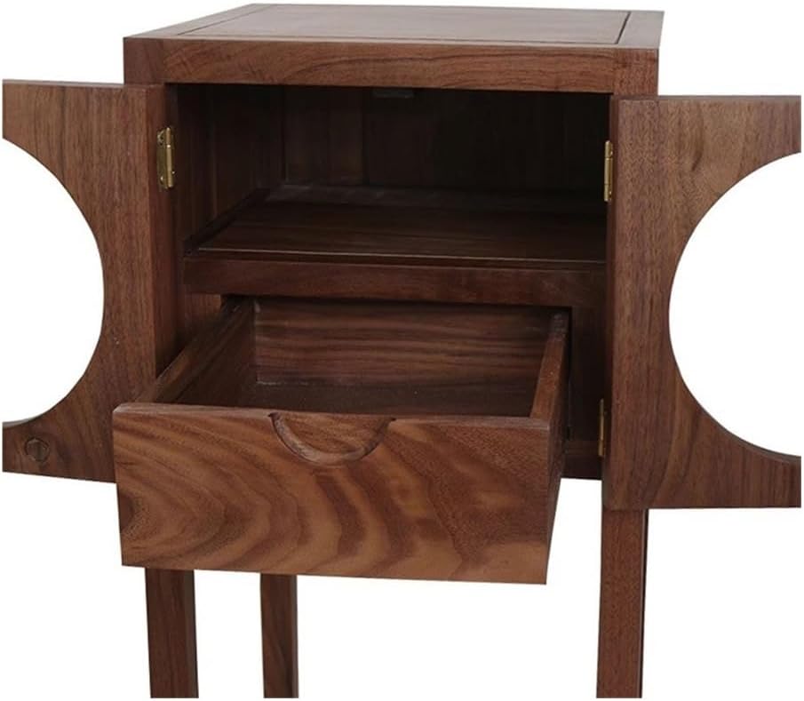 Plant Shelf, Bonsai Rack Plant Shelf Wood with Drawers for Home Study Tea Room Balcony Gardening