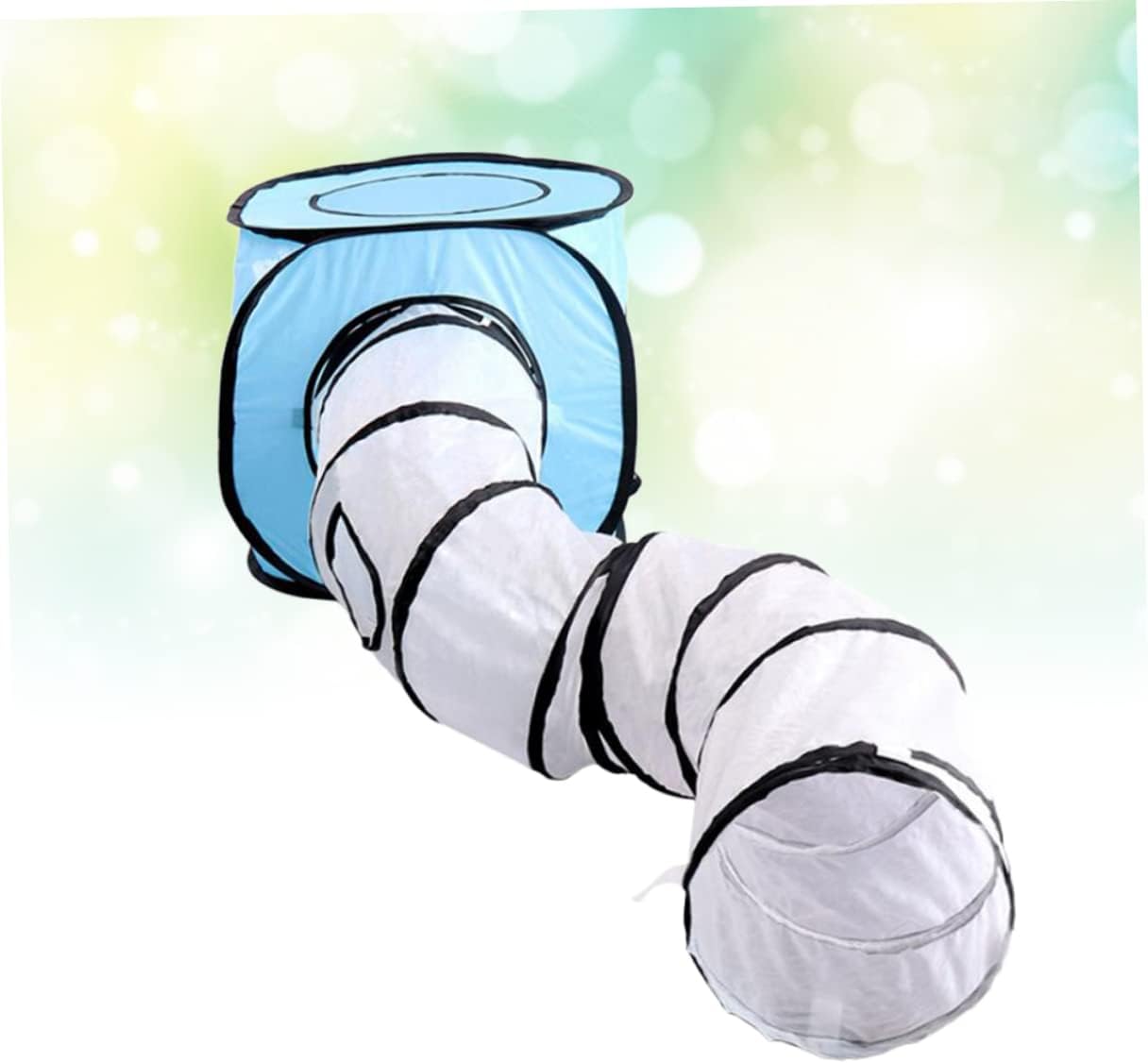 Foldable Cat Tunnel Tube Toys for Interactive Play Compact Design for Indoor Cats Engaging Pet Toy for Kittens Fun and Creative