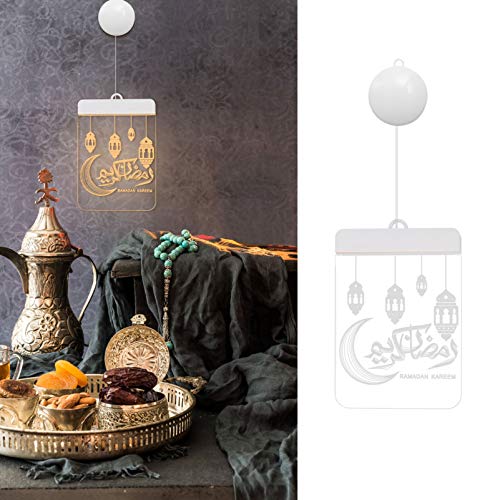 Mobestech Ramadan LEVOU Pendurado Luzes Da Noite Decorações Ramadan Muçulmano Eid Mubarak 1 Estilo O