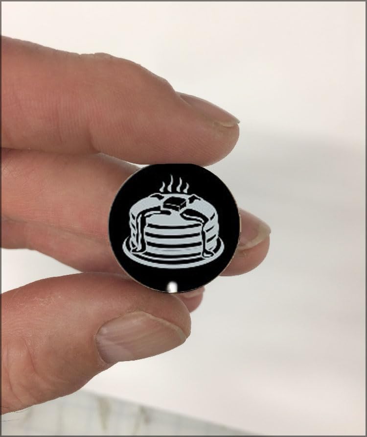 Pancake Award Decals Stack of Pancakes 100 Football Reward Stickers for Helmets in Your Team Color
