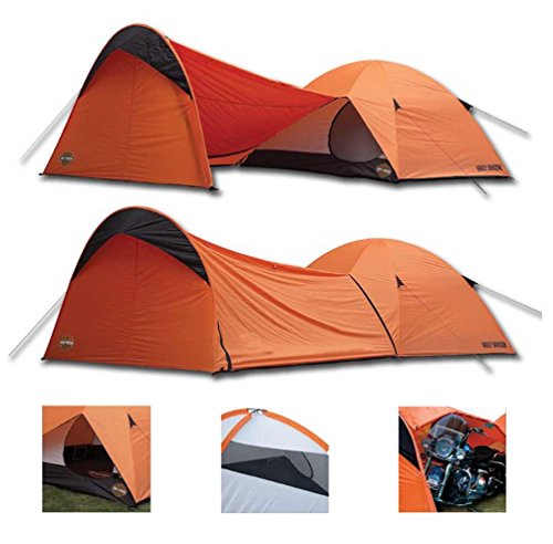 Carpa tipo domo Harley-Davidson con vestíbulo para motocicleta miniatura 4