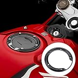 Gas Tank cap Protector,Oil tank cap Decorative cover slide Fit for Honda Rebel CMX 1100 500 300 250,CBR1000,CB650R,CBR650R,CBR500R,CBR400R,CB300R,CB250R,CB125R,CB500X/F,CB400X/F,CBR650F/CB650F (Black)