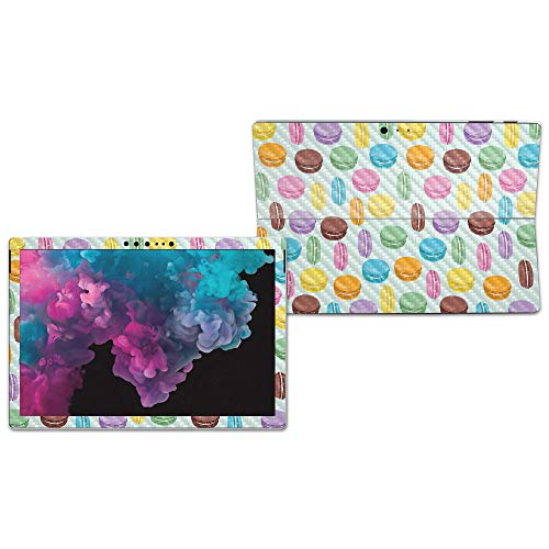 Image of MIGHTY SKINS MightySkins Carbon Fiber Skin for Microsoft Surface Pro 6 - Macarons | Protective, Durable Textured Carbon Fiber Finish | Easy to Apply, Remove, and Change Styles | Made in The USA