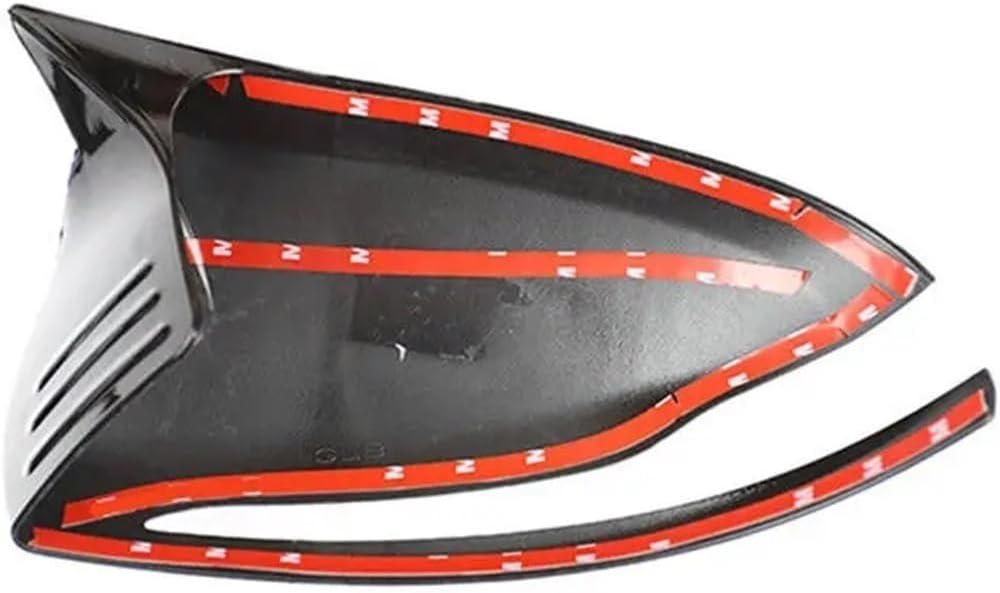 Compatible For E GLC S C Class W205 W213 X253 W222 W238 LHD Rearview Side Mirror Cover Wing Cap Exterior Door Rear View Trim (Color : Gloss Black)