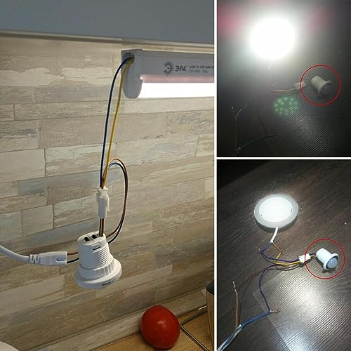 Luz nocturna LED con sensor de movimiento PIR para habitación miniatura 4
