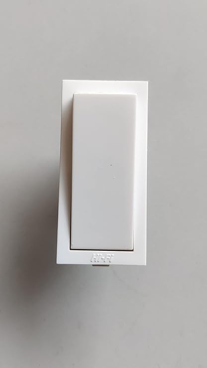Hi Fi Modular Switch 1 Way Switch with Spark Shield White (Pack of 20) (Fits All Modular Boards)