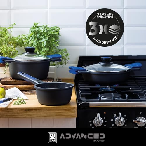 Miniatura 2 de BRA Advanced | Cacerola baja 32 cm de aluminio fundido
