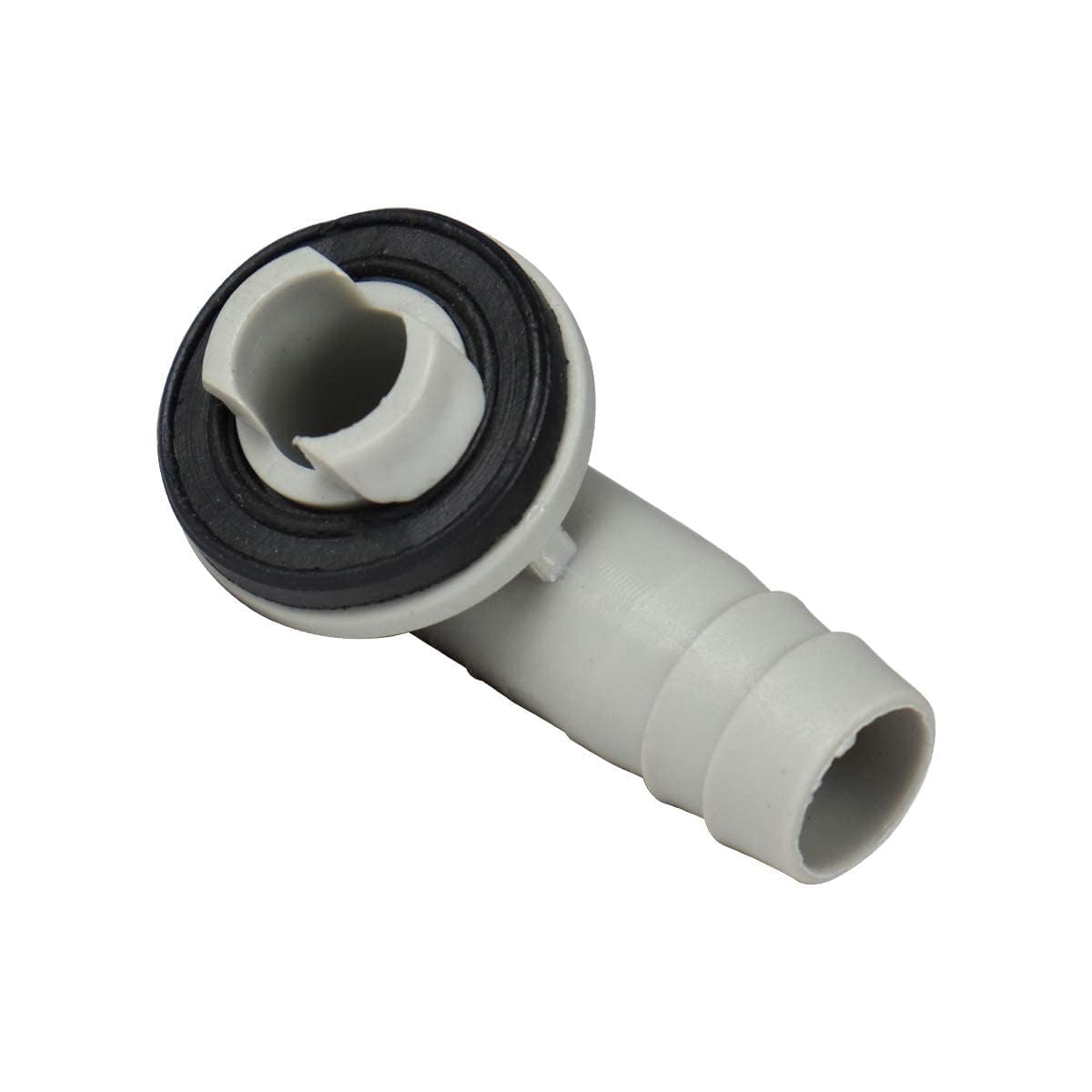 Air Conditioner Drain Hose Connector Elbow (3/5'') Fitting For Mini-Split Units and Window AC Unit (1)