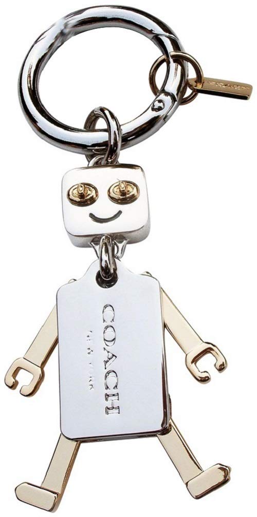Metal Keychain Coach Robot Keychain Coach Metal Robot Key Fob