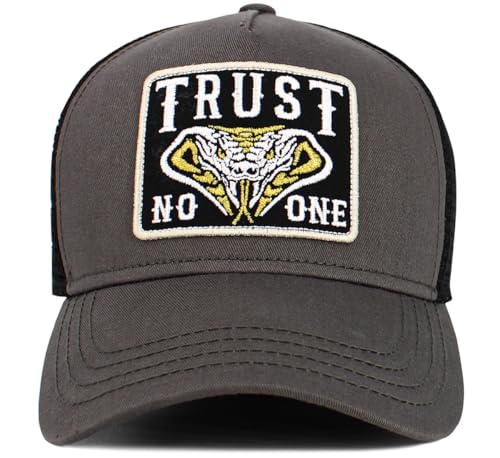 Image of KBETHOS Dad Hat Trust No One Royalty Hustle Vibe Baseball Cap Adjustable Cotton Vintage