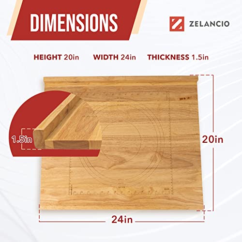 Reversible-Wooden-Pastry-Board-24-x-20-Pastry-Board-with-Engraved-Ruler-and-Pie-Board-Template-Features-Front-and-Back-Counter-Lip